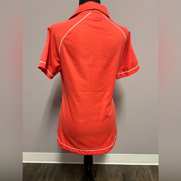 CUTTER & Buck WINDTec WINDBREAKER  Woman S ORANGE - Picture 2 of 9